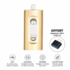 Clé USB 3-en-1 Téléphone – iPhone, Android & PC (Haute Vitesse)