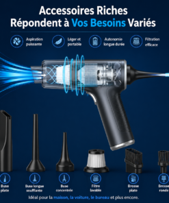 Mini Aspirateur Sans Fil 2-en-1