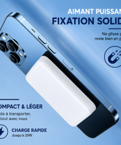 Alternative view of Powerbank Magnétique MagSafe – Charge Rapide