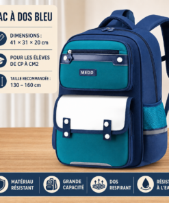 Sac à Dos Scolaire Enfant Ergonomique Grande Capacité | Primaire 6 à 12 Ans – Image 3
